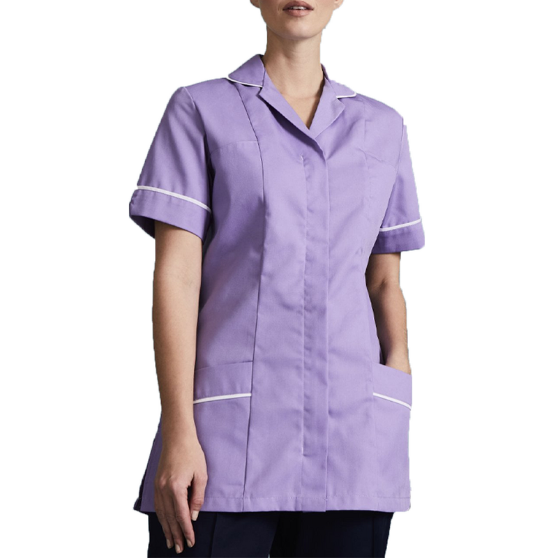 Hotel Scrubs Supplier - OEM Housekeeping Staff Short Sleeve Polyester