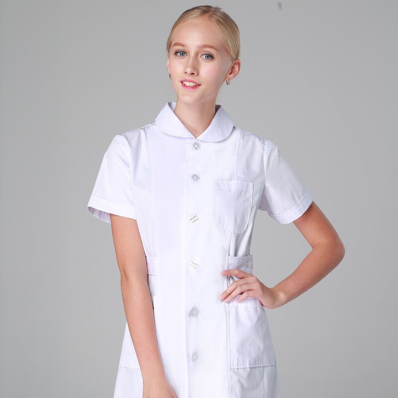 Doctor Lab Coat Supplier - OEM Cotton Polyester High Quality Anti-wrinkle