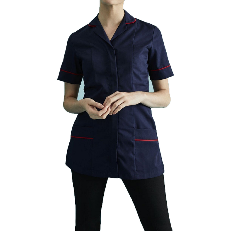 Hotel Scrubs Supplier - OEM Housekeeping Staff Short Sleeve Polyester
