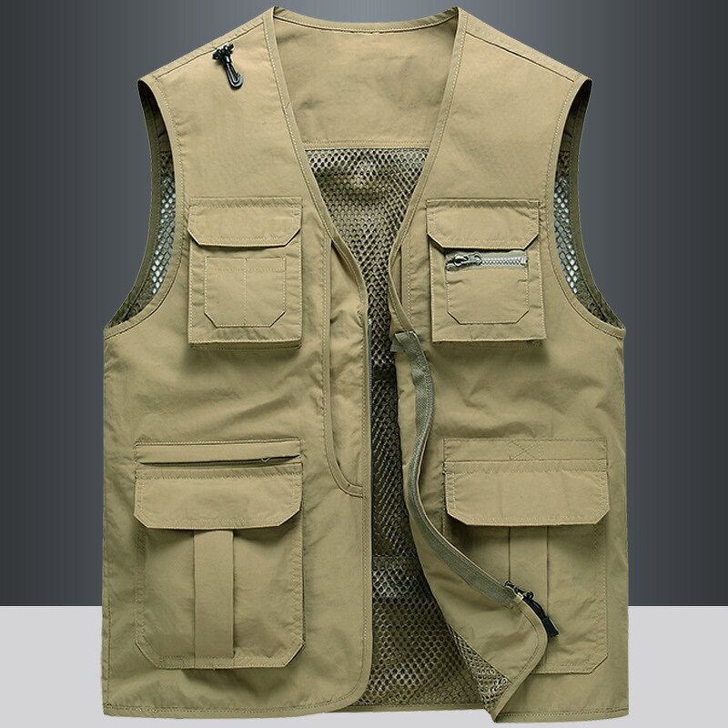 Mesh Vest Factory - OEM Summer Breathable Multi-Pockets Tactical