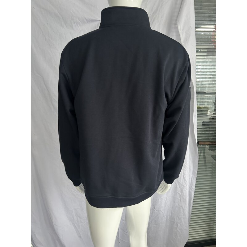 Men's Hoodies Factory - OEM Zipper up Stand Collar Cotton Polyester