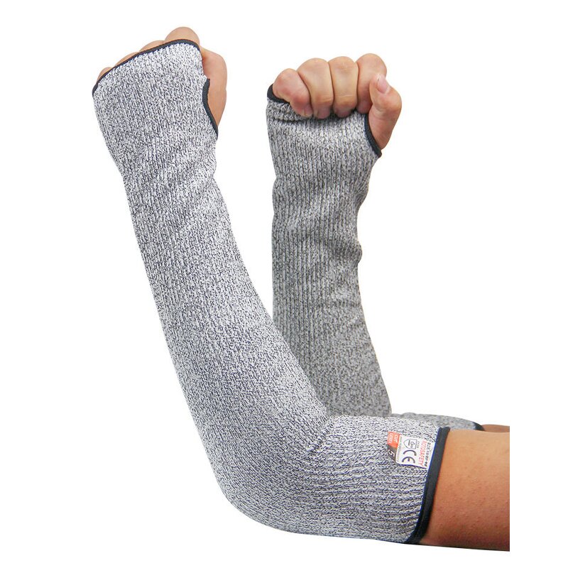 Cut Resistant Sleeve Factory - OEM Level 5 Glass Fiber HPPE Arm