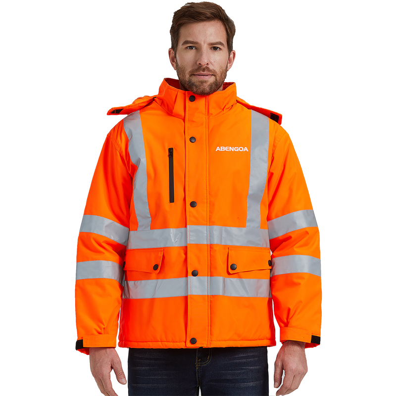 Winter Parkas Manufacturer - OEM High Visibility Polyester Padded Polar