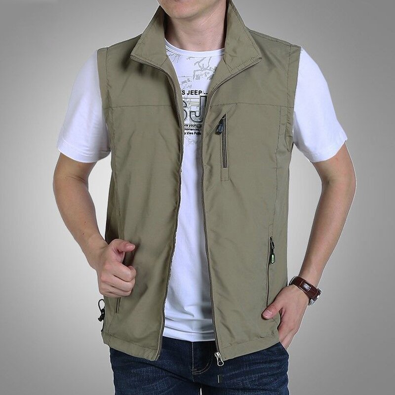 Working Vest Supplier - OEM Waterproof Windproof Outdoor Fishing Hiking