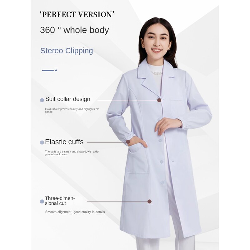 Lab Coat Factory - OEM White Cotton Polyester for Doctors Nurses