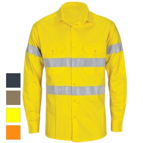 Work Shirt Manufacturer - OEM Men Work Fr Dry Fit Reflective Flame