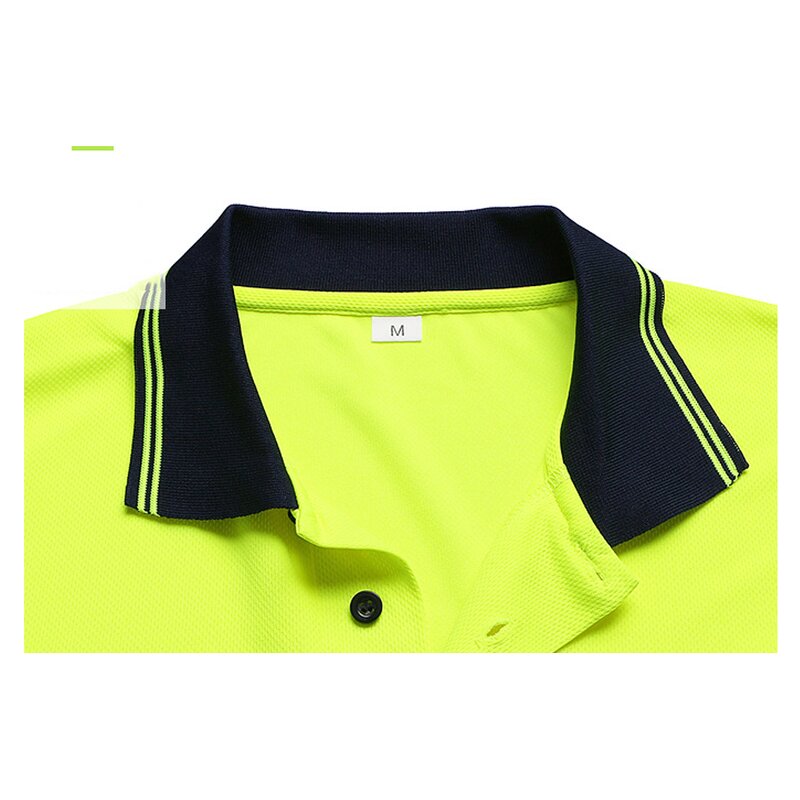 Hi Vis Polo Shirt Supplier - OEM High Visibility Reflective Knitting Polo