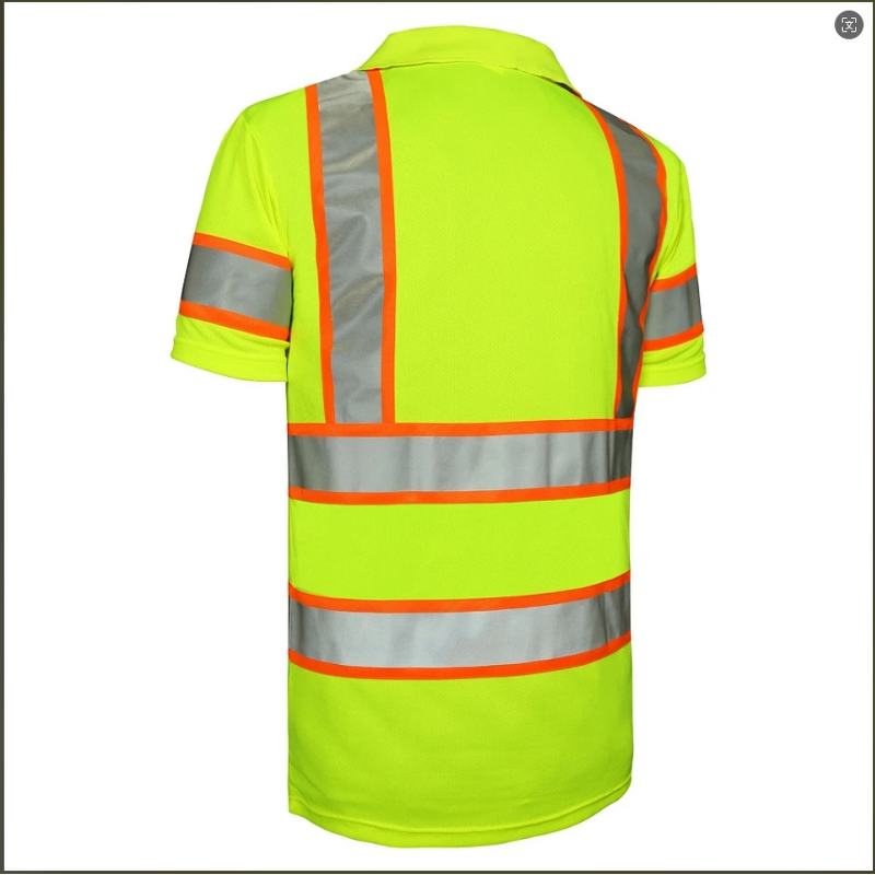 Hi Vis Polo Shirt Manufacturer - OEM 100% Polyester ANSI Class 3 Anti