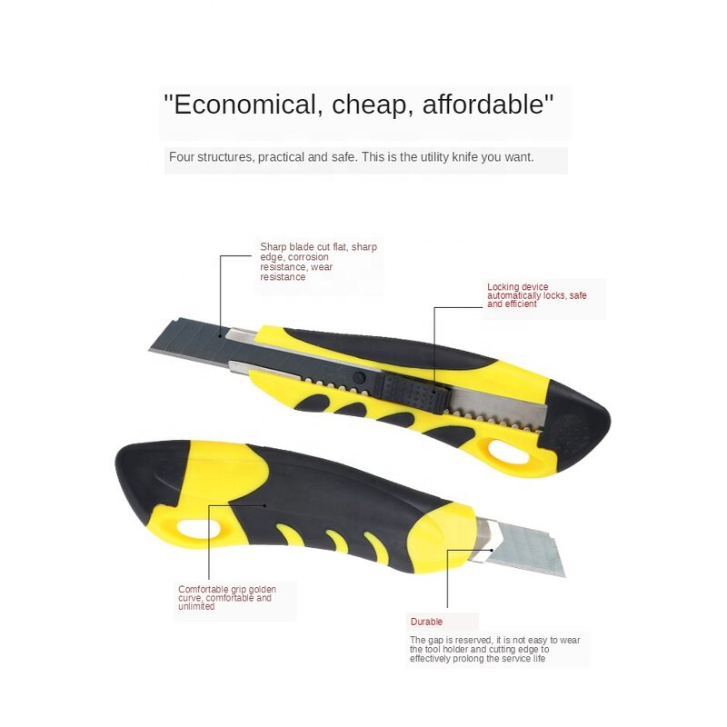Utility Knife Factory - OEM 18mm Stainless Steel Automatic Lock