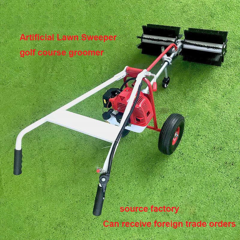 Grass Power Brush Factory - OEM Hand Push Lawn Sweeper