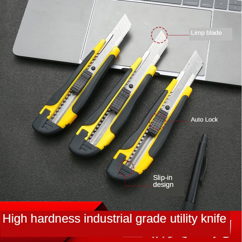 Utility Knife Factory - OEM 18mm Auto Lock Economy Plastic