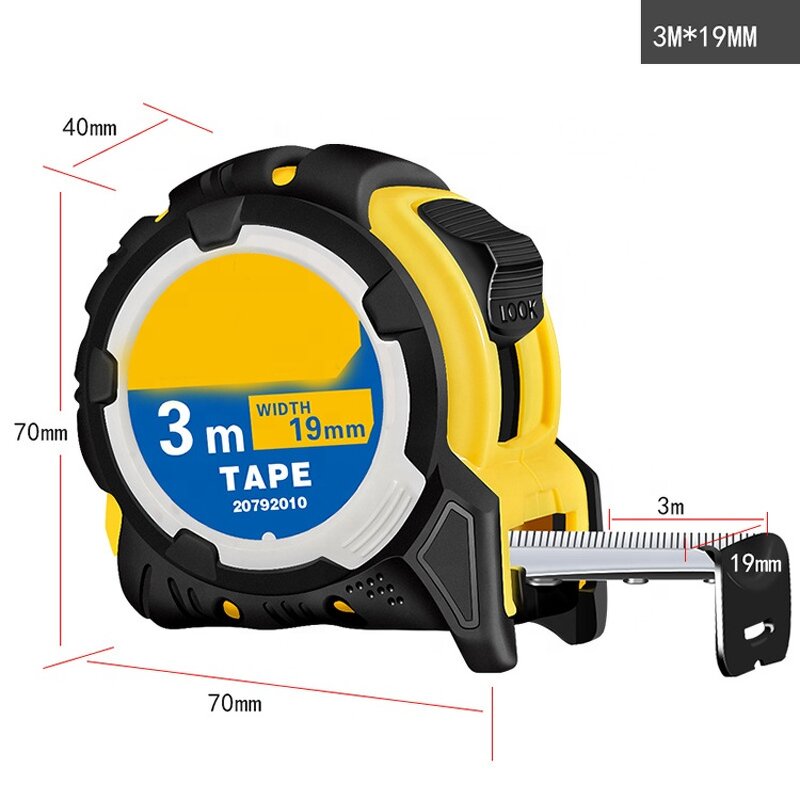 Steel Measuring Tape Manufacturer - OEM Durable Anti-Drop Anti-Rust