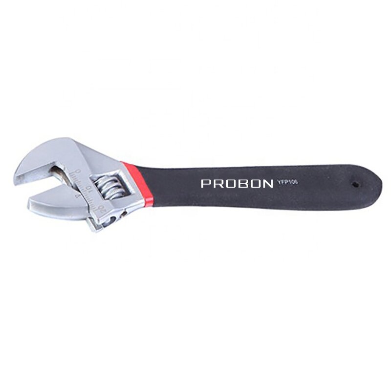 Adjustable Wrench Factory - OEM Handle Color Optional Vinyl Grip