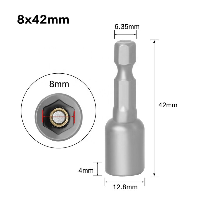 Chrome Vanadium Socket Set Factory - OEM Hot Sell Magnetic Sleeve Shank