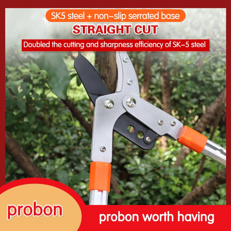 Long Pole Pruner Factory - OEM SK5 High Carbon Steel Straight Thick