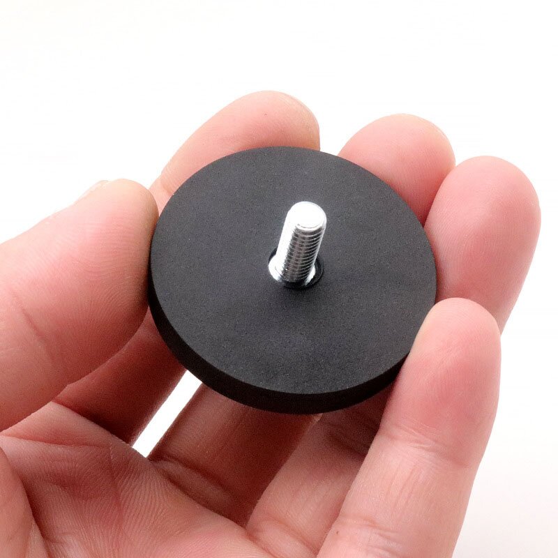 Magnet with Thread Pot Manufacturer - OEM High Quality Rubber Coated M5