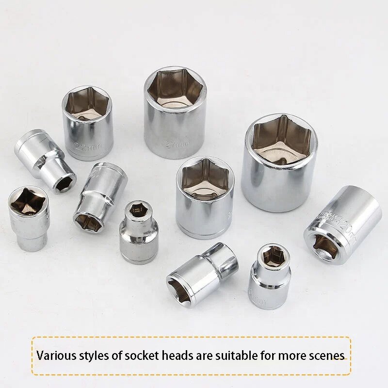 Hex Socket Set Factory - OEM Hot Sale 8-32mm for Ratchet Wrench