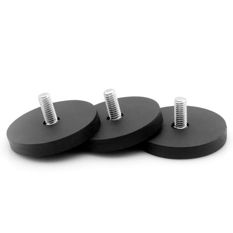 Magnet with Thread Pot Manufacturer - OEM High Quality Rubber Coated M5