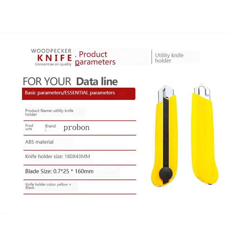 Utility Knife Manufacturer - OEM 25mm Rubberized Non-slip Rotate Lock