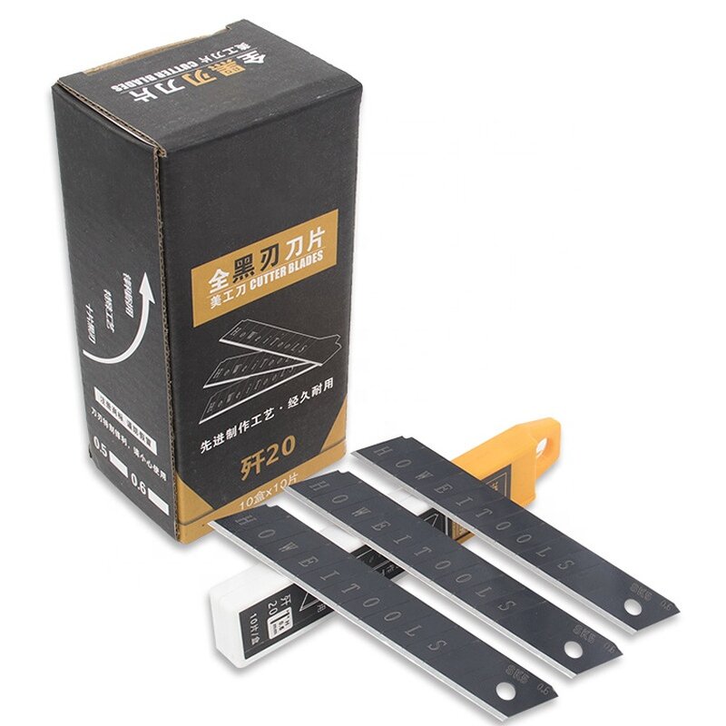 Utility Knife Blade Factory - OEM Custom SK4 18MM 0.5-0.6mm Thickness