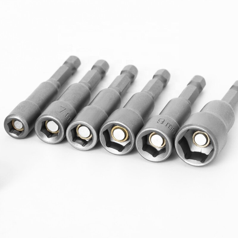 Chrome Vanadium Socket Set Factory - OEM Hot Sell Magnetic Sleeve Shank