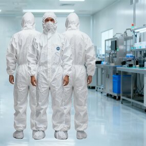 Disposal Coverall Factory - OEM High Quality Microporous Type 5/6 Suit