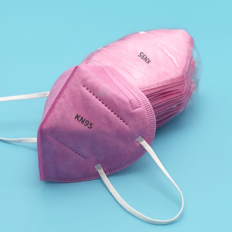 Kn95 Cup Mask Manufacturer - OEM Custom White Logo Dust Safety PM2.5