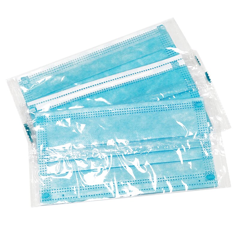 Disposable Facemask Supplier - OEM Black Blue White 50pcs Box 3ply