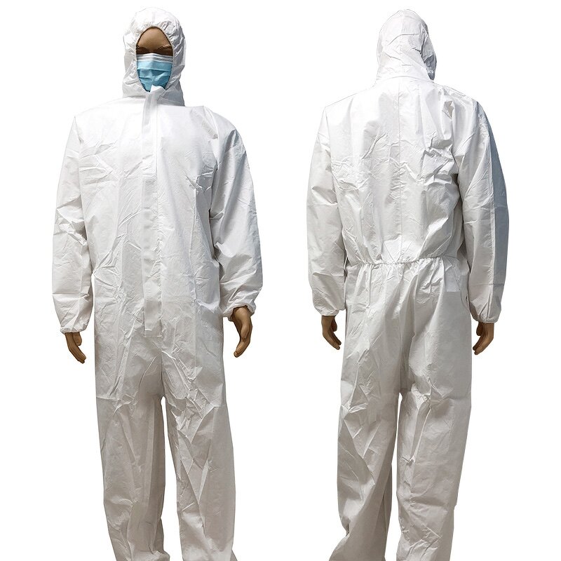 Protective Coveralls Supplier - OEM SMS PPE Microporous Nonwoven Hazmat