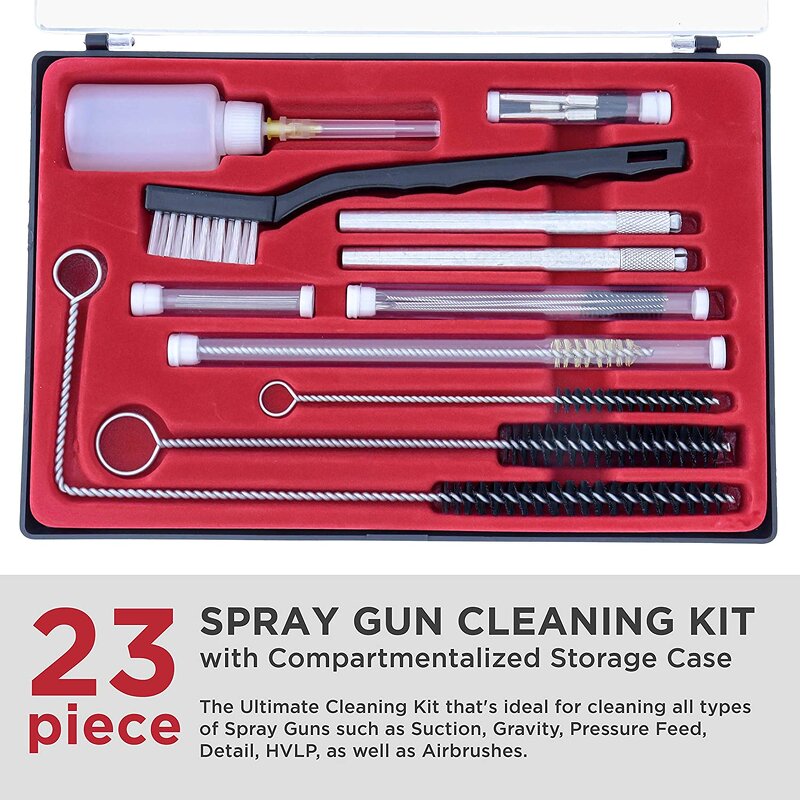 Spray Gun Cleaning Kit Manufacturer - OEM 23 Pcs Professional Airbrush Tool