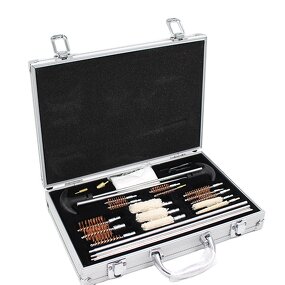 Gun Cleaning Tool Box Manufacturer - OEM 28 Pcs 12ga Aluminum Carrying Case