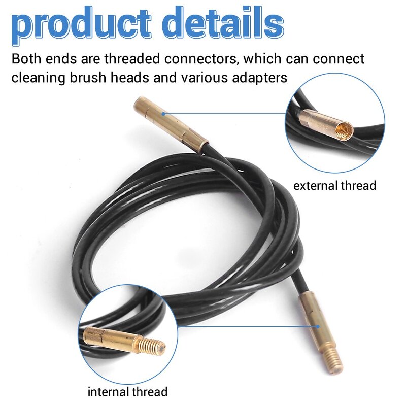 Gun Bore Brushes Kit Factory - OEM Multi Caliber Flexible Threaded Cables