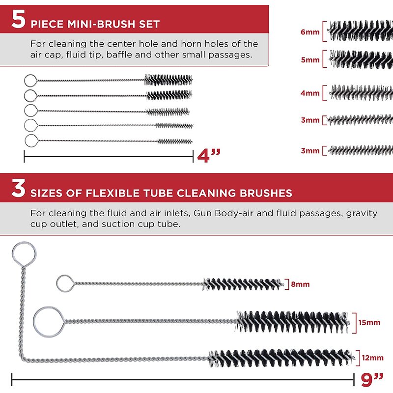 Spray Gun Cleaning Kit Manufacturer - OEM 23 Pcs Professional Airbrush Tool