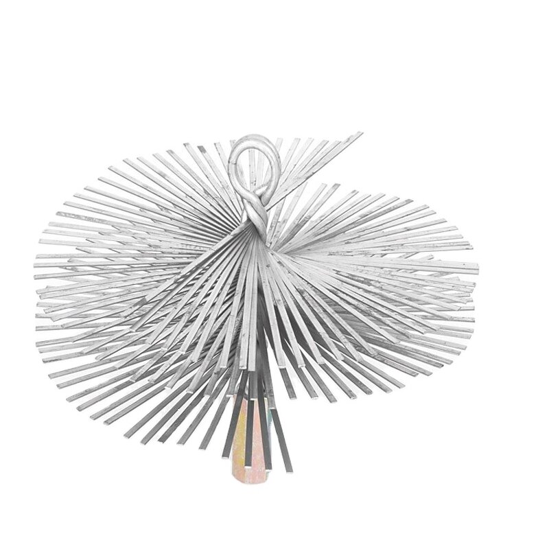 Industrial Chimney Brush Factory - OEM Flat Steel Wire Long Handle Rotating