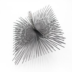 Chimney Cleaning Brush Kit Manufacturer - OEM 6 Inch Double Stem Knotted Wire