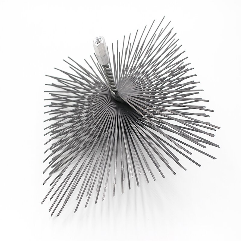 Chimney Cleaning Brush Kit Manufacturer - OEM 6 Inch Double Stem Knotted Wire