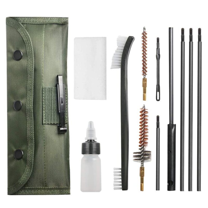 Gun Cleaning Brush Kit Manufacturer - OEM 11 Pcs Includes .22 Caliber Bore