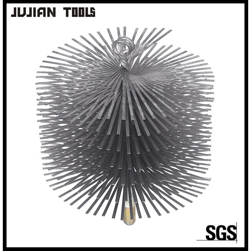 Chimney Cleaning Brush Kit Manufacturer - OEM 6 Inch Double Stem Knotted Wire