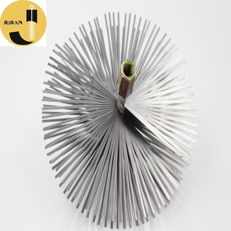 Industrial Chimney Brush Factory - OEM Flat Steel Wire Long Handle Rotating