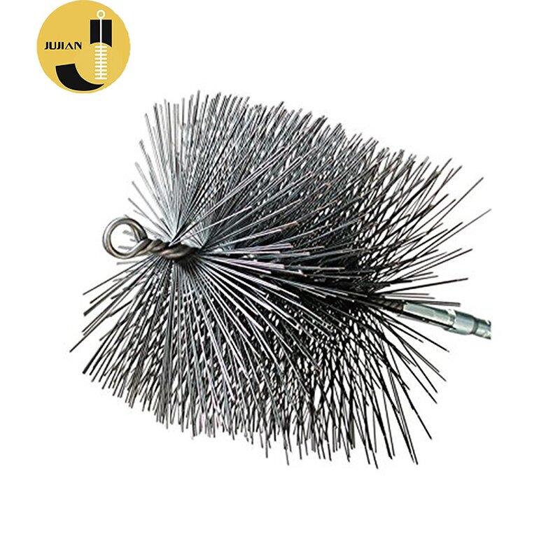 Chimney Cleaning Brush Manufacturer - OEM Wholesale 8inch 10inch Round Steel