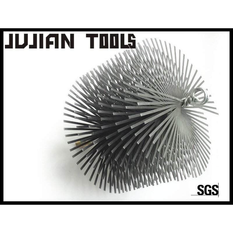 Chimney Cleaning Brush Kit Manufacturer - OEM 6 Inch Double Stem Knotted Wire