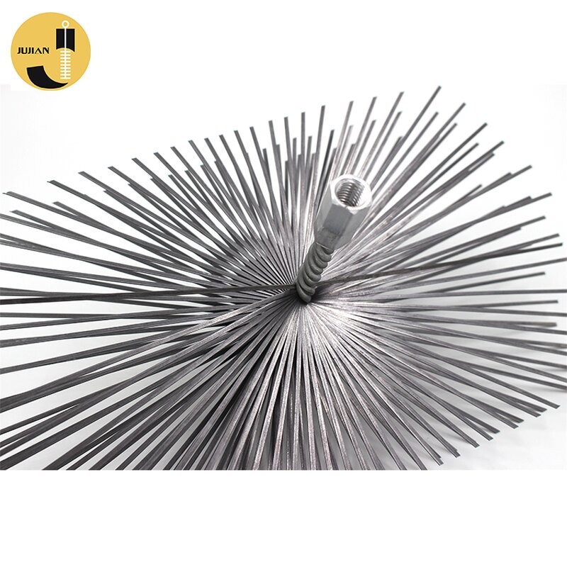 Chimney Cleaning Brush Factory - OEM Hot Sale Rotary Flat Wire Sweeping