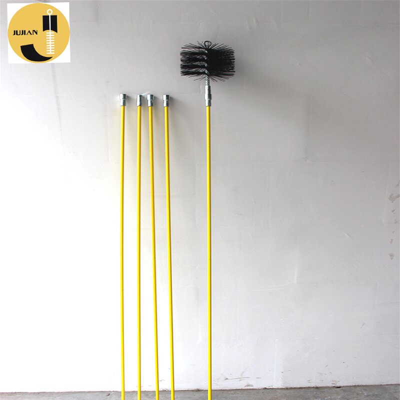 Chimney Cleaning Brush Rods Factory - OEM Wholesale Fireplace Rotary Rods