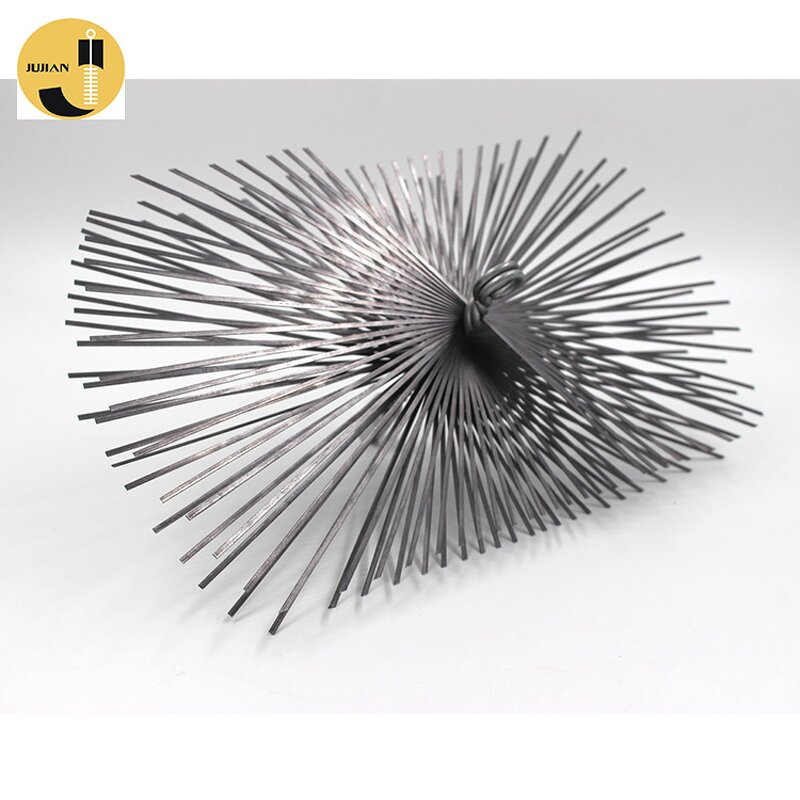 Chimney Cleaning Brush Factory - OEM Hot Sale Rotary Flat Wire Sweeping