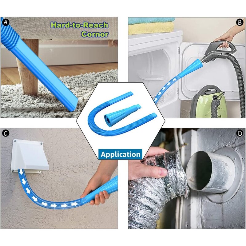 Dryer Vent Vacuum Kit Factory - OEM Vacuum Attachment Hose Lint Remover