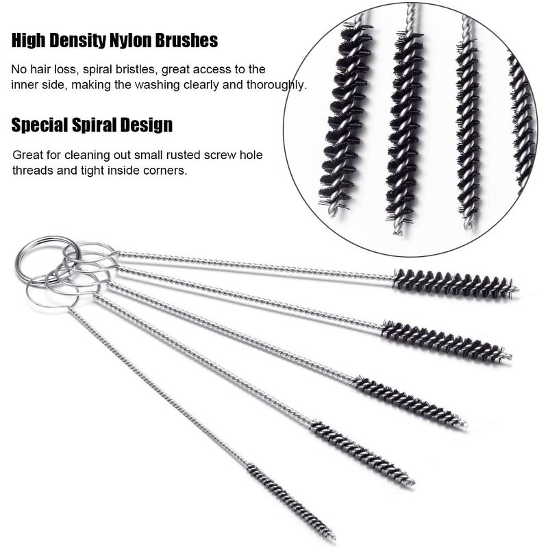 Airbrush Cleaning Kit Factory - OEM 11pcs Stainless Steel Spray Gun Repair