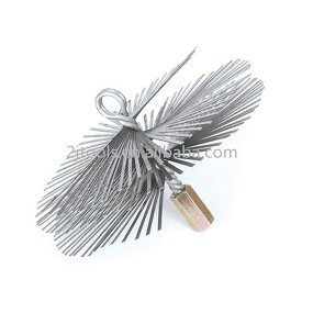 Chimney Cleaning Brush Factory - OEM Hot Sale Flat Wire Rotating Flue Brush