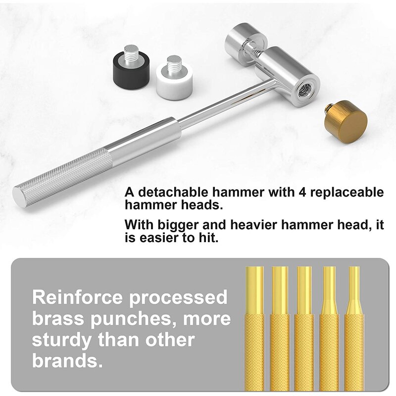 Hammer Punch Set Factory - OEM Upgraded Non-deformed Brass Storage Case