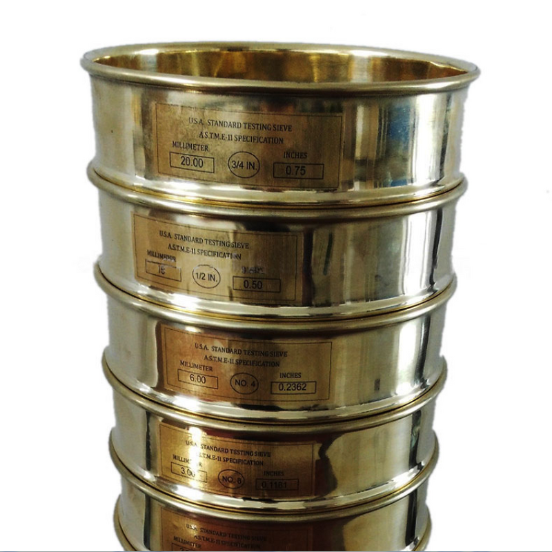 Brass Sieve Supplier - OEM Laboratory Soil Test Sieve Fine Quality