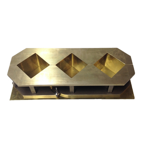 Brass Cube Mould Supplier - OEM 50mm Three Gang Cement Bronze 5cm